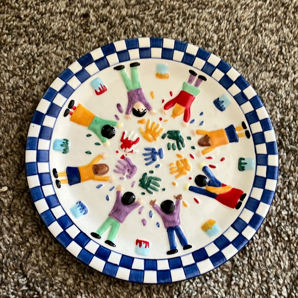 Save The Children Collection Plate 8”